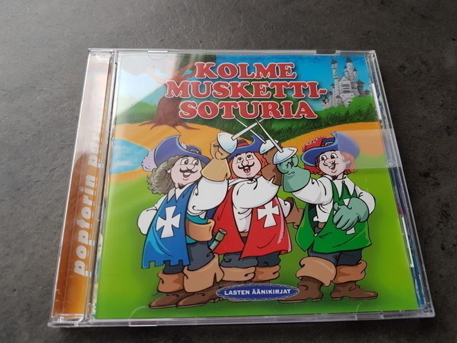 Kolme muskettisoturia Äänikirja / CD-levy