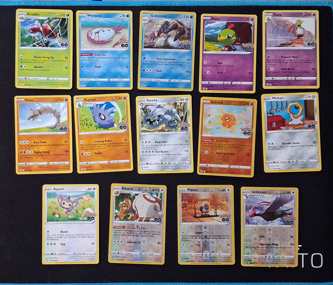 Pokemon kortit 14kpl (#65 Pokemon Go)