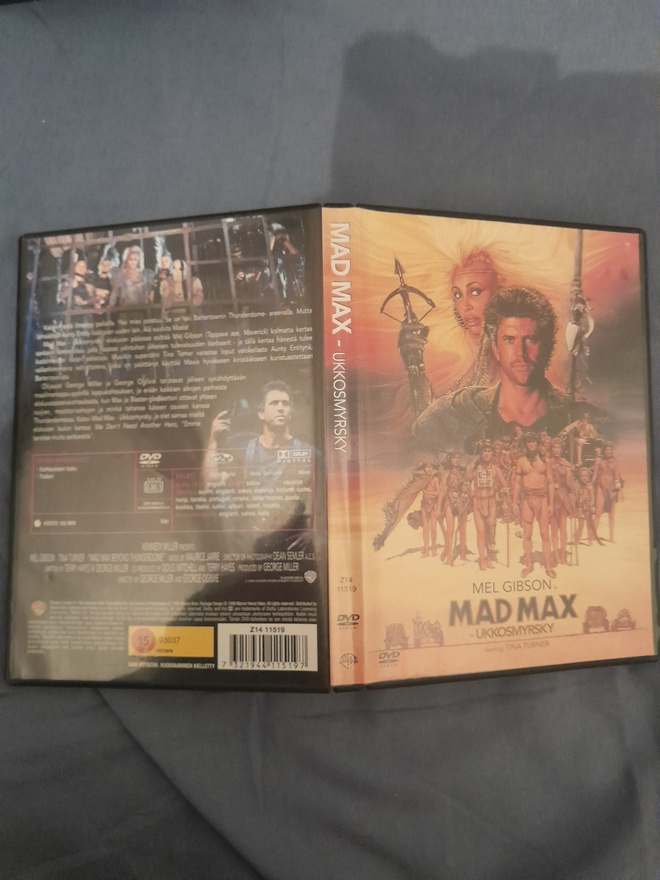 Mad max dvd,mel gibson,tina turner
