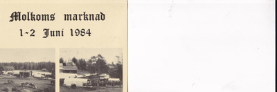 Molkoms marknad 1-2 Juni 1984 , b614