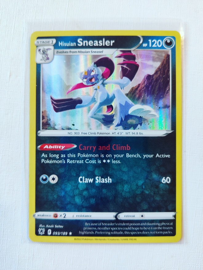 Hisuian Sneasler Holo Rare