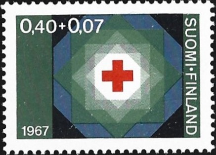 1967 Punainen Risti 0,40 + 0,07 mk **  LaPe 632