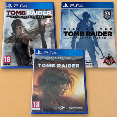 Tomb Raider Survivor Trilogy PS4 (3 peliä)