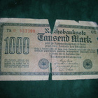 Saksa 1000 markan 1922 seteli - pikkukuva 1