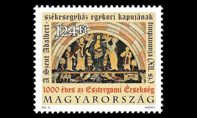 Unkari 4668 ** Esztergomin arkkipiispakuta 1000v (2001)