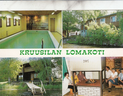 Kiikala . Kruusilan lomakoti sommitelmakorttti p320