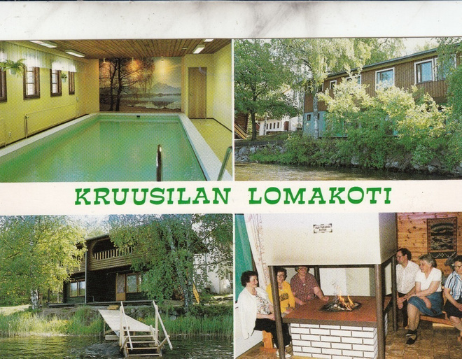 Kiikala . Kruusilan lomakoti sommitelmakorttti   p320