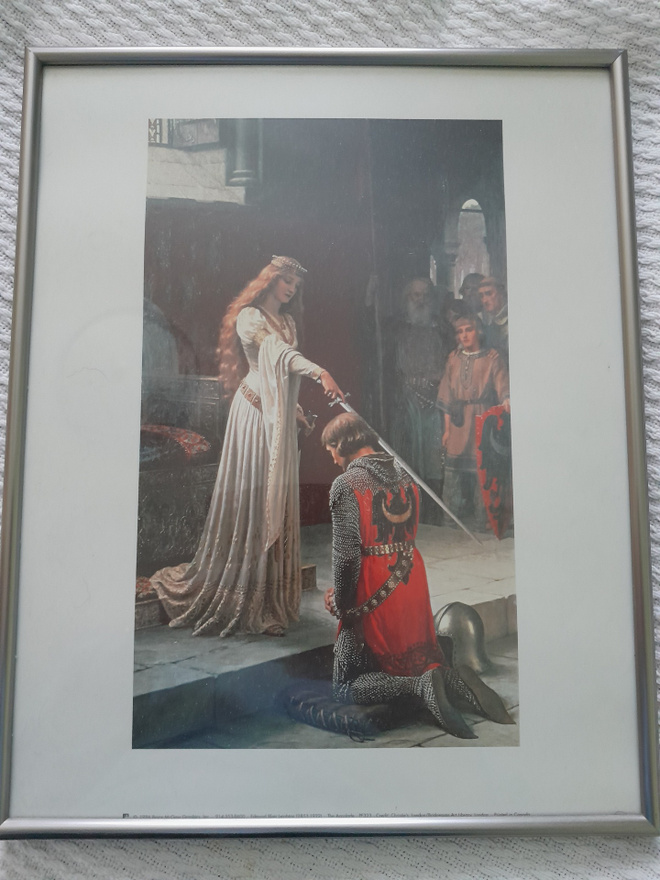 Ritariaiheinen taulu, Edmund Blair Leighton: The Accolade
