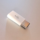 Micro USB (naaras) - USB-C (uros) OTG Sovitin - pikkukuva 1