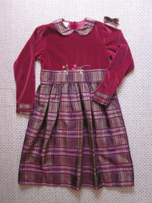 Italialalainen juhlamekko, noin 158 cm