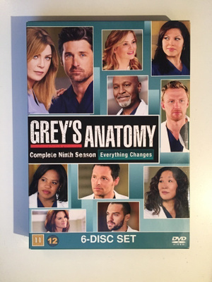 Greyn Anatomia / Grey's Anatomy - Kausi 9 (6DVD)