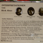 CD - RICK ABAO - Live In Concert - 2015 nimmari NM - pikkukuva 2