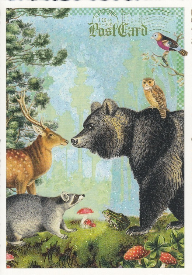 Metsän eläimet (Tausendschön-kortti)