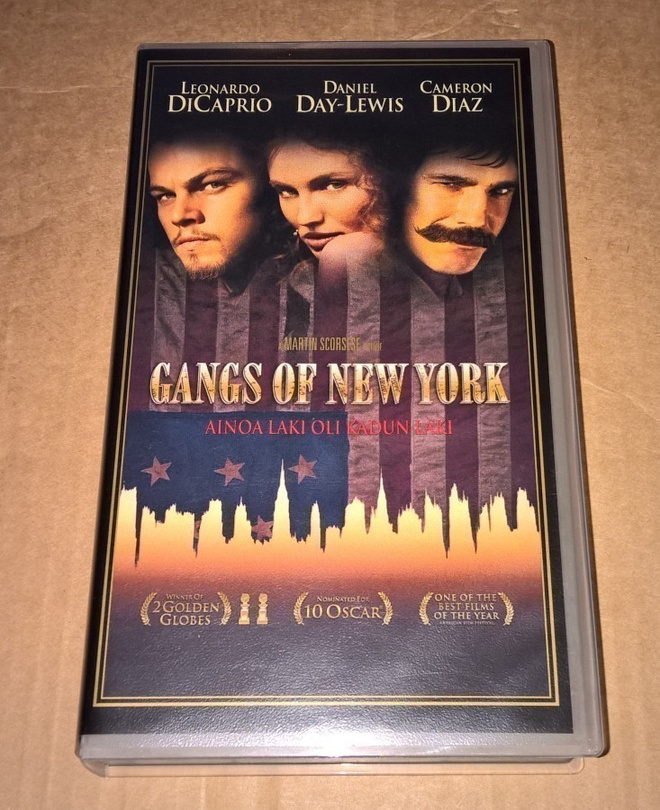 GANGS OF NEW YORK VHS