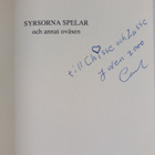 Carl Appelberg : Syrsorna spelar och annat oväsen (signee... - pikkukuva 3