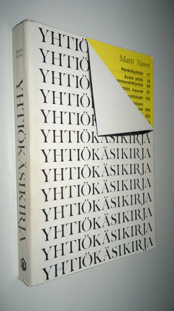 Matti Norri : Yhtiökäsikirja