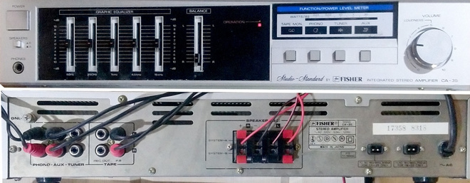 Stereo Vahvistin Fisher CA-35