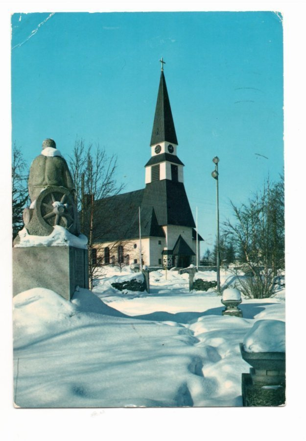Rovaniemi: kirkko talvella