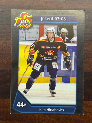 KIM HIRSCHOVITS - Helsingin Jokerit 2007-08 team issue