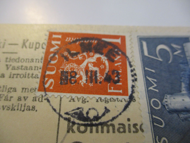 1943 Ilmee yksirenkainen isolla leikkeellä