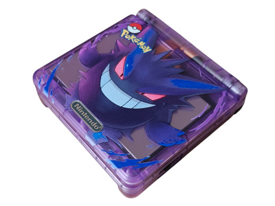 GBA - Game Boy Advance SP V5 IPS MOD - Gengar