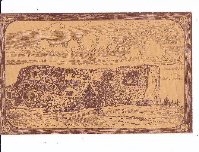 VANHA Postikortti Ahvenanmaa Bomarsund Sund n. 1920
