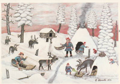 ANDREAS ALARIESTO - LAPINKYLÄ TALVITUNNELMISSA - 2