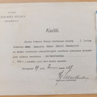 Kuitti Valkosein Ruusun Komentajaristi 1lk 1927 Tunnettu hlö - pikkukuva 1