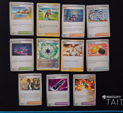 Pokemon trainer kortit 11kpl (#7)