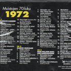 Muistojen 70-luku 1972  3-CD *UUSI* - pikkukuva 2