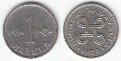 1 mk 1956 lyhyet kärjet 6 ja 9