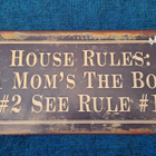 Metallikyltti Mom's The Boss - pikkukuva 1