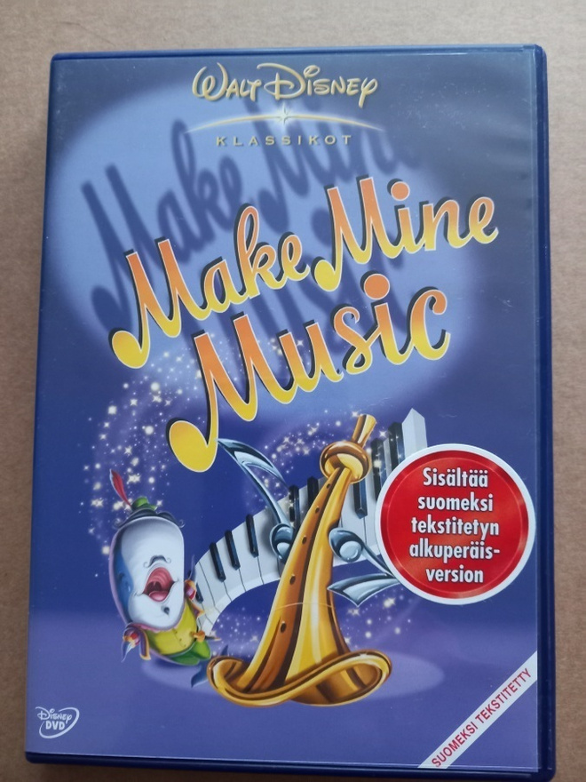 Disney klassikko Make mine music  Suomi DVD