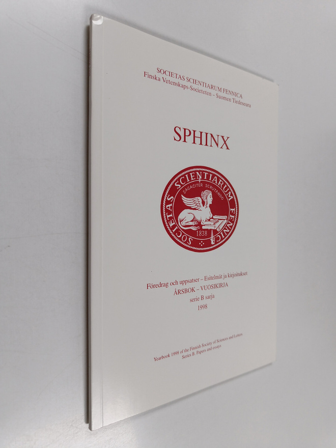 Sphinx : Årsbok = Vuosikirja 1998 : Serie B = Sarja