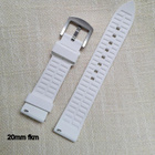 Valkoinen FKM 20mm kumiranneke - pikkukuva 2