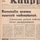 Kauppalehti, 5 kpl., vuosilta 1943 ja 1944, sota-asiaa. - pikkukuva 1