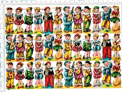 * PZB 1165, lapset pellepuvuissa-arkki *
