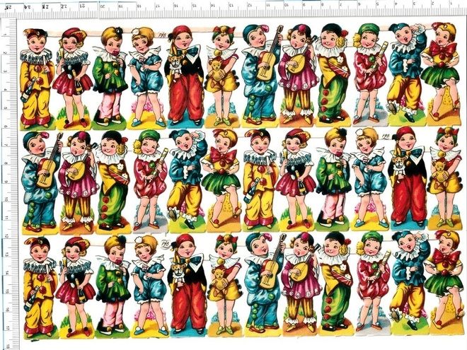 * PZB 1165, lapset pellepuvuissa-arkki *