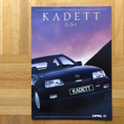 Esite Opel Kadett GSi 1989/1990 - pikkukuva 1