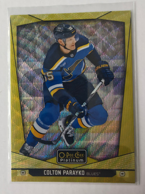 Colton Parayko 2024-25 OPC Platinum Neon Yellow Surge