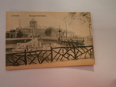Lübeck, Burgthorbrüske, vanha mv pk, ei p.