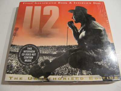 U2 Interview Disc CD & Fully Illustrated Book Uusi