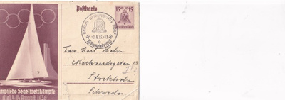 Olympia Berlin  1936 , purjehdus  .       b628