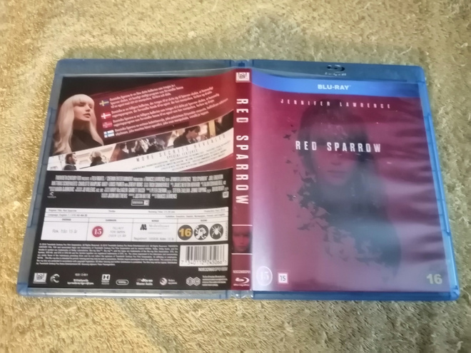 RED SPARROW Blu-ray