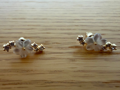 Riør Design Sparkle Flower korvakorut