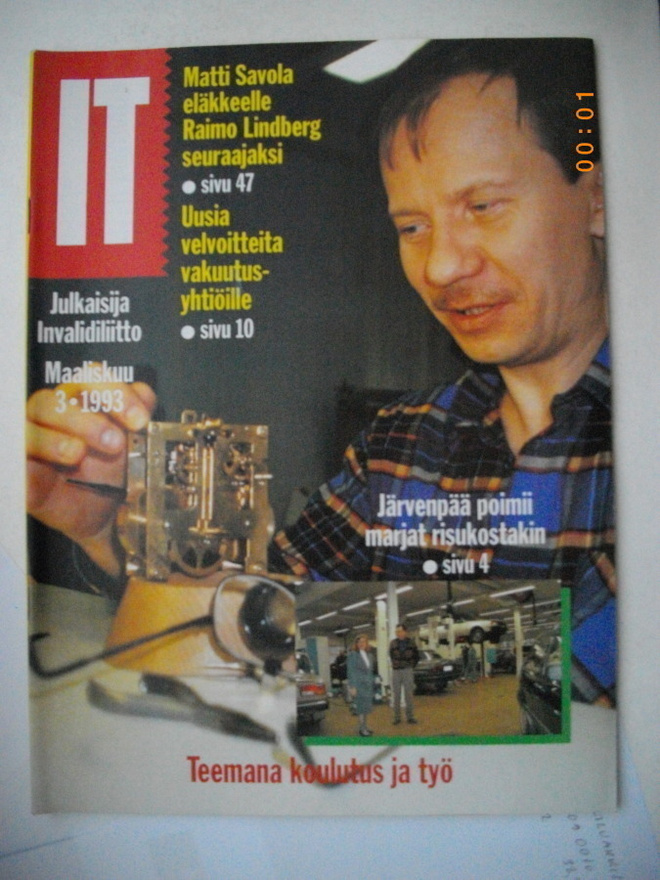 Invalidityö Nro 3/1993 (8.11)