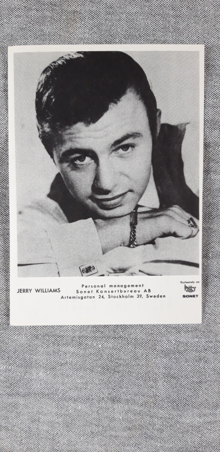 Vanha Jerry Williams kortti 1960 luku