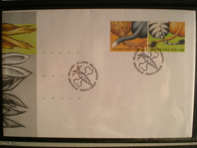 FDC Ystävyydellä 3,00 mk 27.1.1999 - LaPe 1459-1460 V43