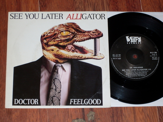 7" DR FEELGOOD - See You Later Alligator - single 1987 MINT-