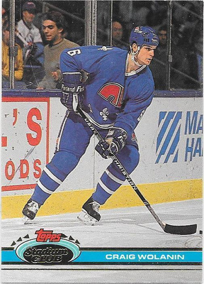 1991-92 Stadium Club #4 Craig Wolanin Quebec Nordiques